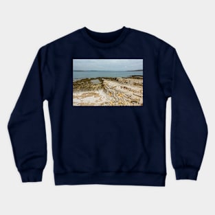 Limestone Coast in Kamenjak Park, Croatia Crewneck Sweatshirt